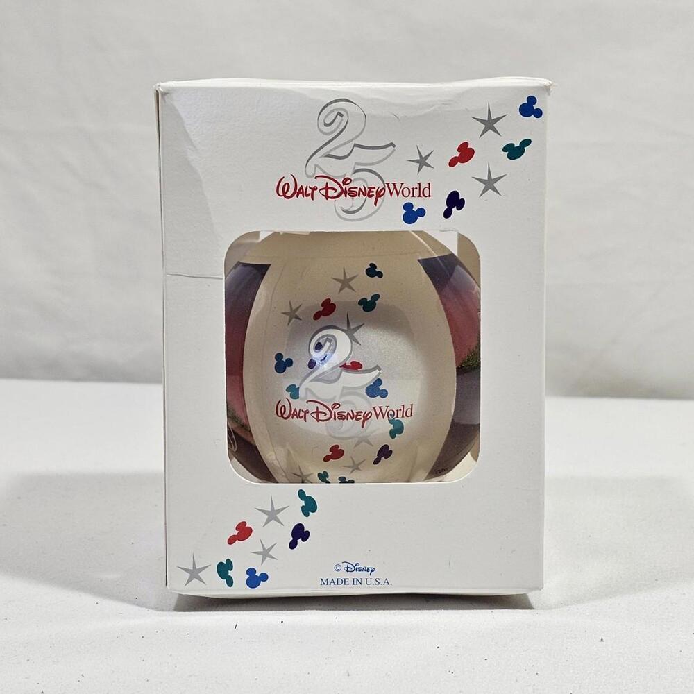 Vintage Walt Disney World 25th Ann. Remember The Magic Christmas Tree Ornament - Picture 2 of 7